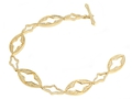 18kt yellow gold Gothic bracelet with 1.68 cts diamonds. Available in white, yellow, or rose gold.

