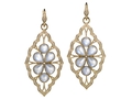 18kt yellow gold Baroque multi moonstone earring wtih 11.7 cts moonstone and 1.08 cts diamonds. Available in white, yellow, or rose gold.
