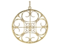 18kt yellow gold Versailles pendant with 1.25 cts diamonds. Available in white, yellow, or rose gold.
